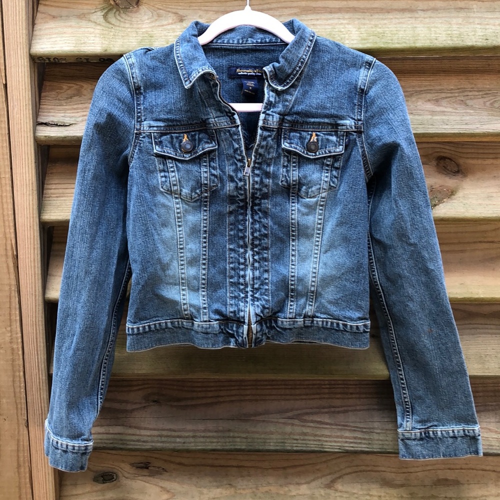Abercrombie & Fitch Blue Jean Jacket